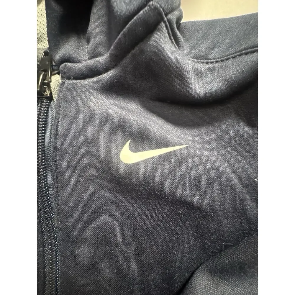 Nike Dri-FIT Toddler 18M Tracksuit Set Navy Full Zip Hoodie Jogger Pants